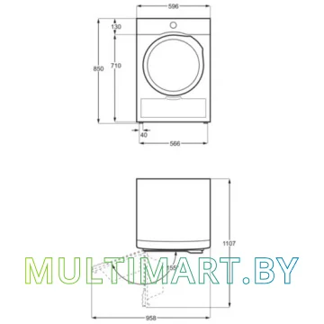 Сушильная машина Electrolux EW8HR358S картинка 4